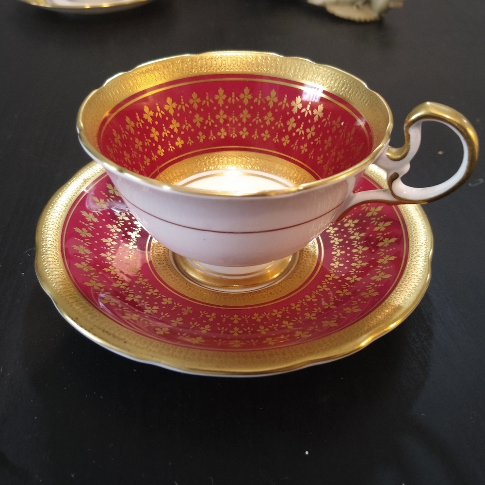 1950s Aynsley Bone China Cup & Saucer